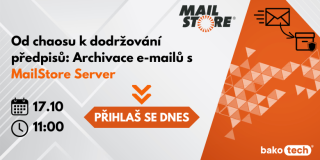 Od chaosu k dodržování předpisů: Archivace e-mailů s MailStore Server