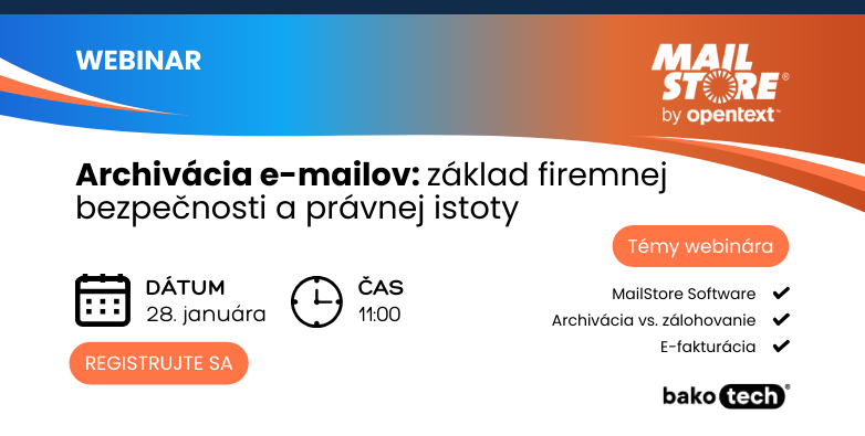 Archivácia e-mailov: základ firemnej bezpečnosti a právnej istoty